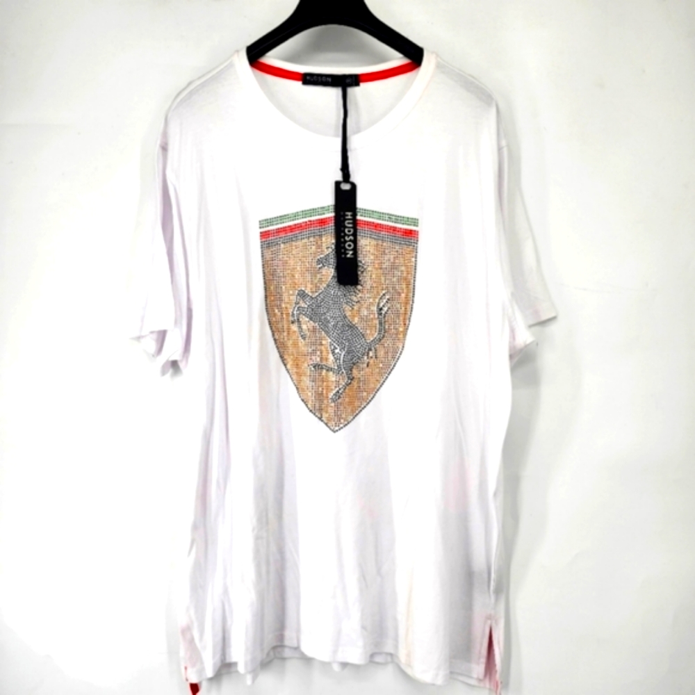 Hudson Outerwear White T Shirt Size 4X